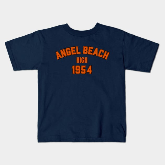 Angel Beach 2 Kids T-Shirt by Spatski